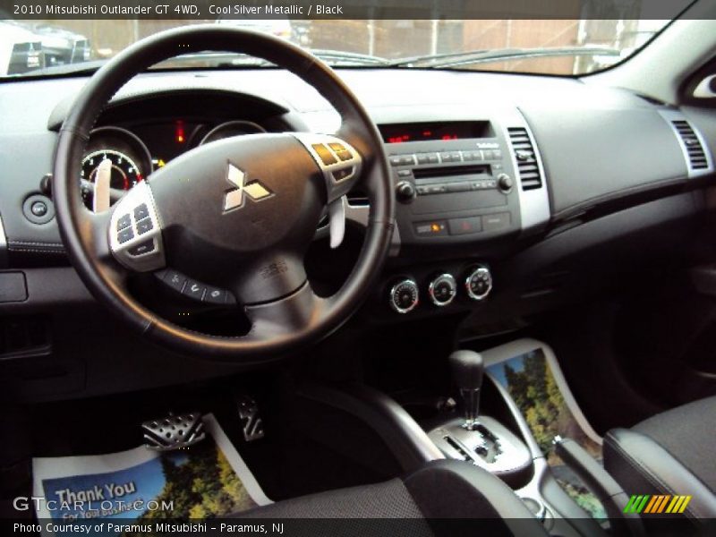 Cool Silver Metallic / Black 2010 Mitsubishi Outlander GT 4WD