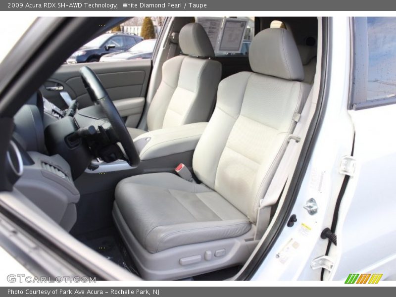 White Diamond Pearl / Taupe 2009 Acura RDX SH-AWD Technology