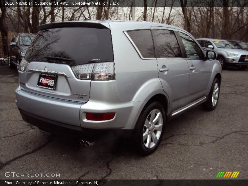Cool Silver Metallic / Black 2010 Mitsubishi Outlander GT 4WD