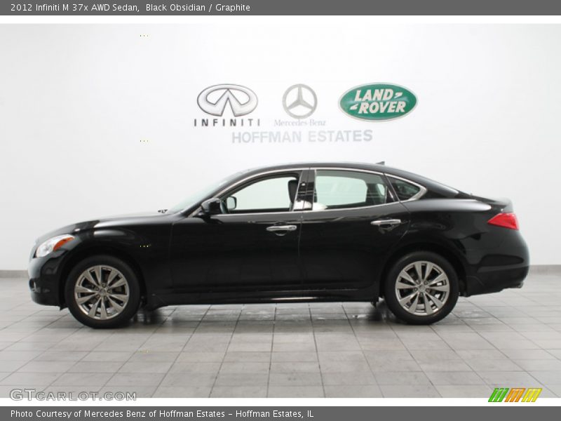 Black Obsidian / Graphite 2012 Infiniti M 37x AWD Sedan