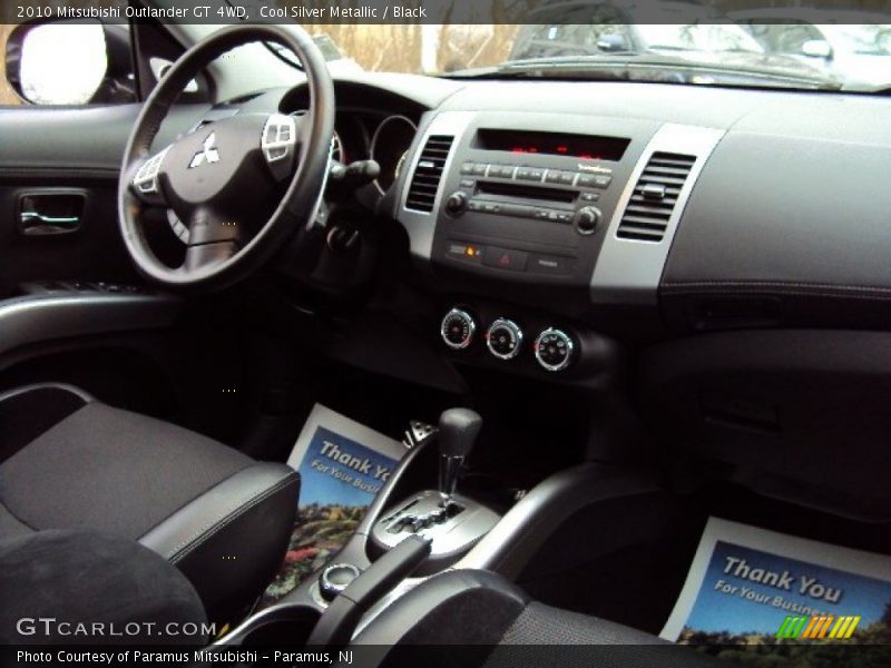 Cool Silver Metallic / Black 2010 Mitsubishi Outlander GT 4WD