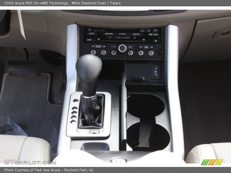 White Diamond Pearl / Taupe 2009 Acura RDX SH-AWD Technology