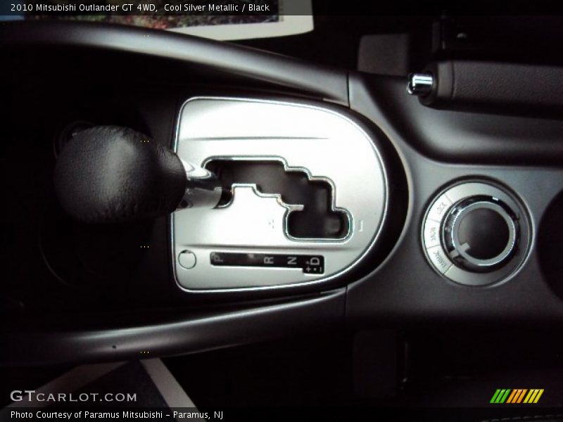Cool Silver Metallic / Black 2010 Mitsubishi Outlander GT 4WD