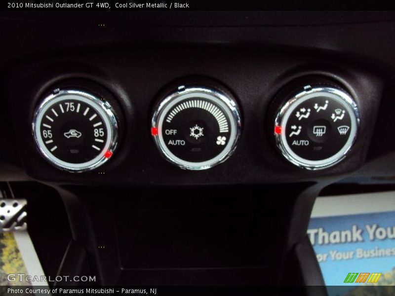 Cool Silver Metallic / Black 2010 Mitsubishi Outlander GT 4WD
