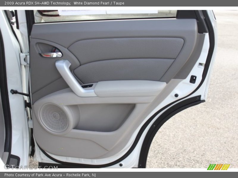 White Diamond Pearl / Taupe 2009 Acura RDX SH-AWD Technology