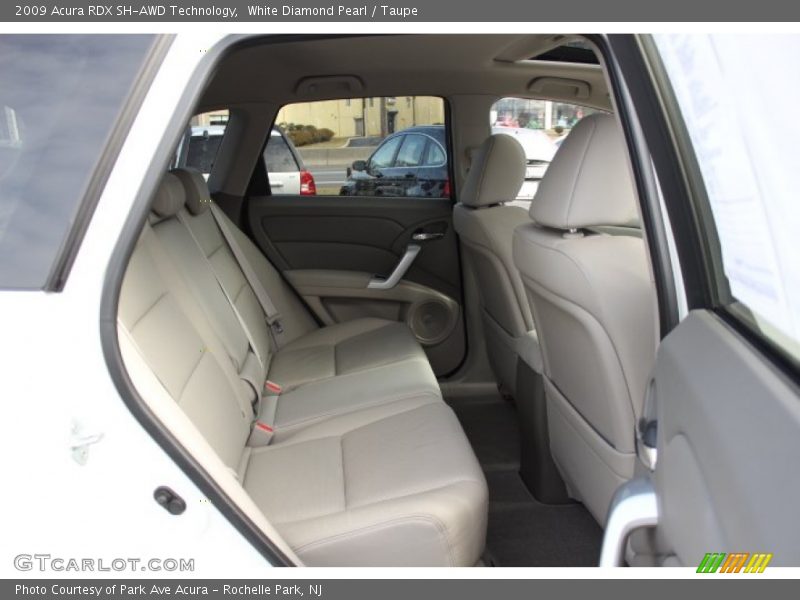 White Diamond Pearl / Taupe 2009 Acura RDX SH-AWD Technology