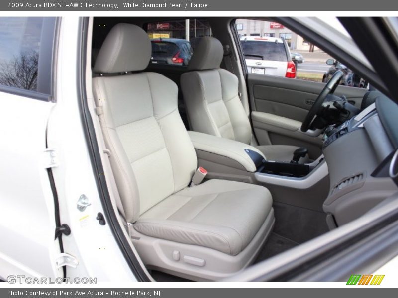 White Diamond Pearl / Taupe 2009 Acura RDX SH-AWD Technology