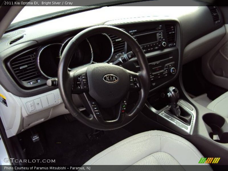 Bright Silver / Gray 2011 Kia Optima EX