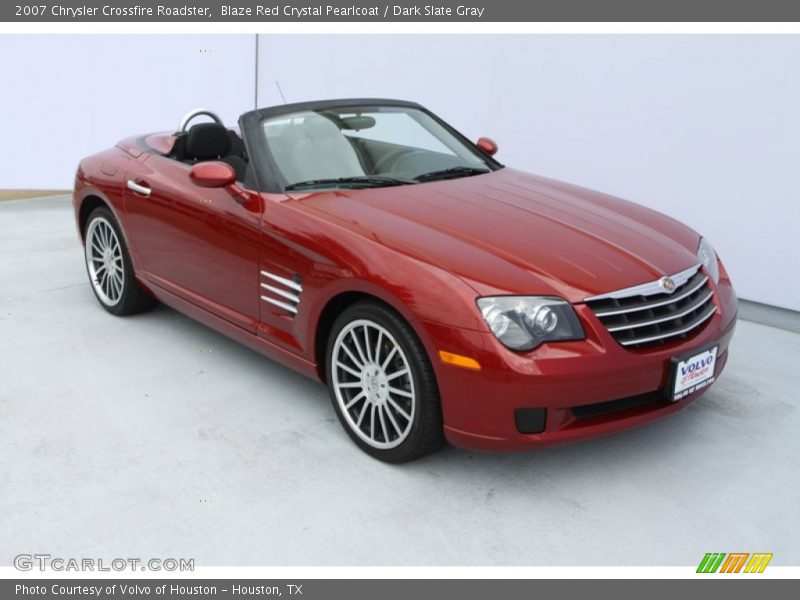 Blaze Red Crystal Pearlcoat / Dark Slate Gray 2007 Chrysler Crossfire Roadster