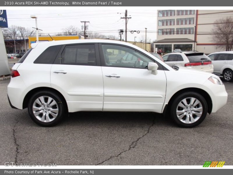 White Diamond Pearl / Taupe 2010 Acura RDX SH-AWD Technology