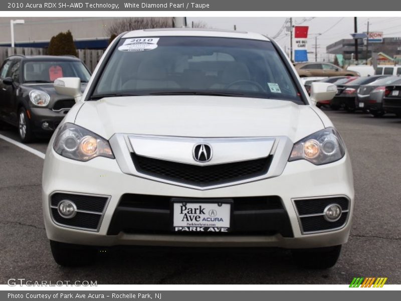White Diamond Pearl / Taupe 2010 Acura RDX SH-AWD Technology
