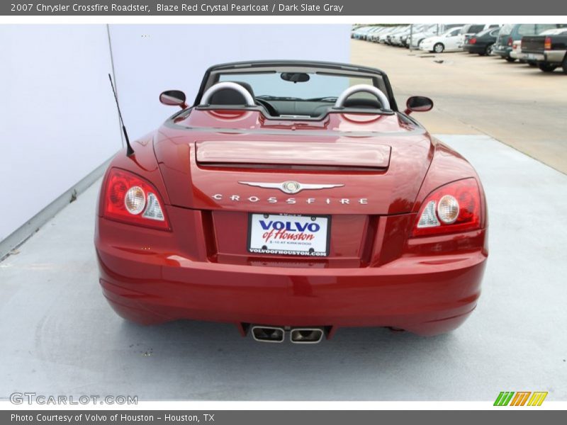 Blaze Red Crystal Pearlcoat / Dark Slate Gray 2007 Chrysler Crossfire Roadster