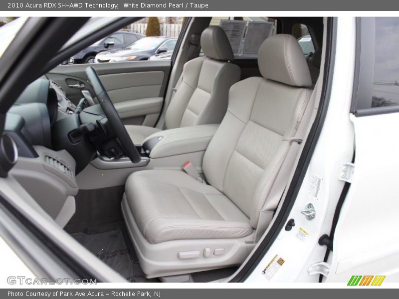 White Diamond Pearl / Taupe 2010 Acura RDX SH-AWD Technology