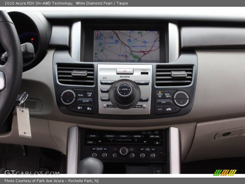 White Diamond Pearl / Taupe 2010 Acura RDX SH-AWD Technology
