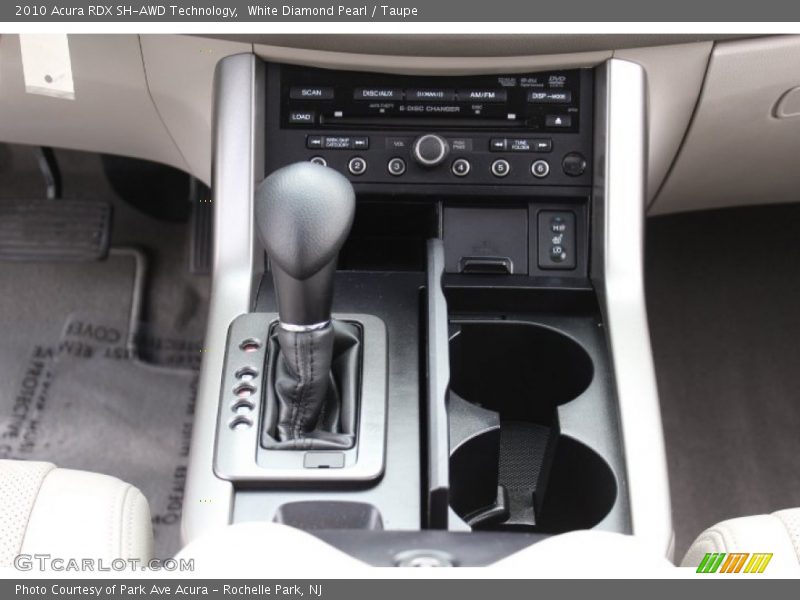 White Diamond Pearl / Taupe 2010 Acura RDX SH-AWD Technology