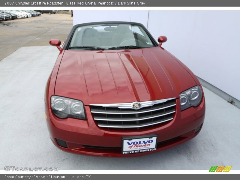 Blaze Red Crystal Pearlcoat / Dark Slate Gray 2007 Chrysler Crossfire Roadster