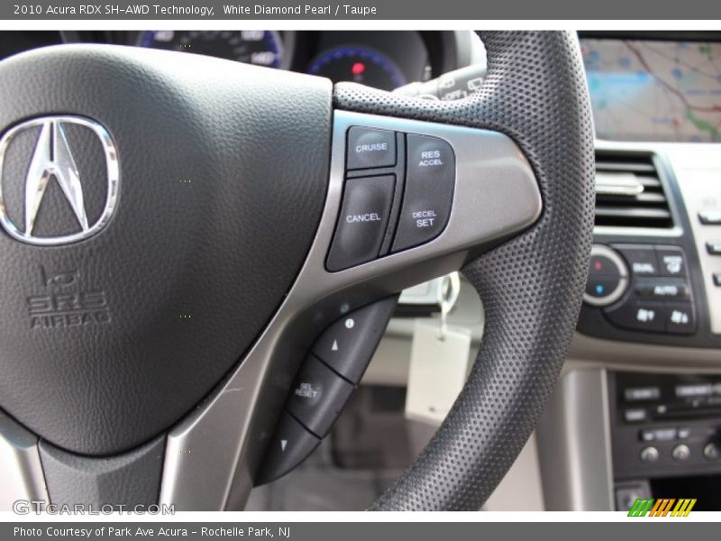 White Diamond Pearl / Taupe 2010 Acura RDX SH-AWD Technology
