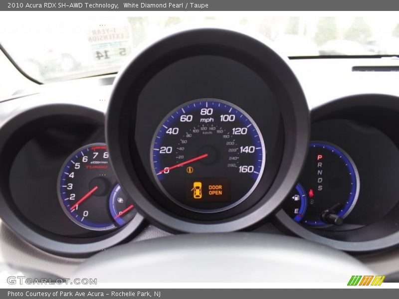 White Diamond Pearl / Taupe 2010 Acura RDX SH-AWD Technology