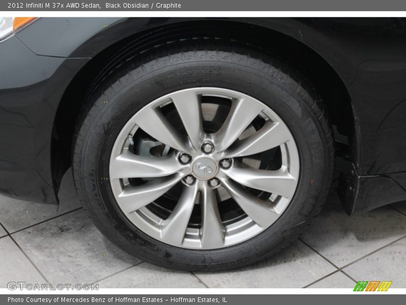 Black Obsidian / Graphite 2012 Infiniti M 37x AWD Sedan