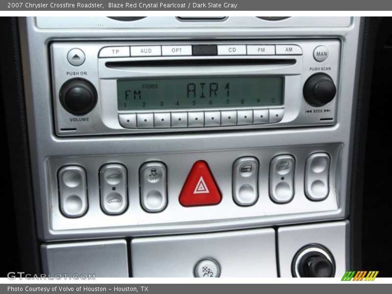 Controls of 2007 Crossfire Roadster