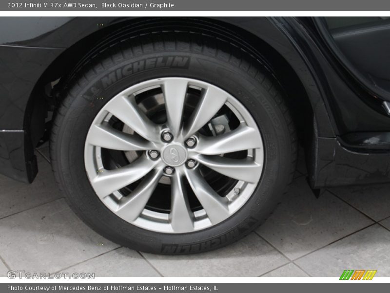 Black Obsidian / Graphite 2012 Infiniti M 37x AWD Sedan