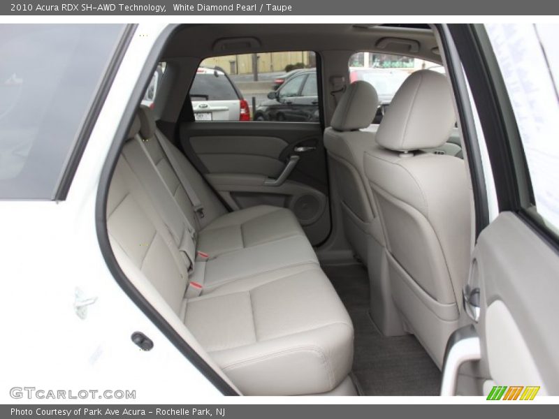 White Diamond Pearl / Taupe 2010 Acura RDX SH-AWD Technology