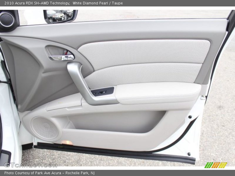 White Diamond Pearl / Taupe 2010 Acura RDX SH-AWD Technology