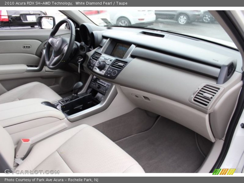 White Diamond Pearl / Taupe 2010 Acura RDX SH-AWD Technology
