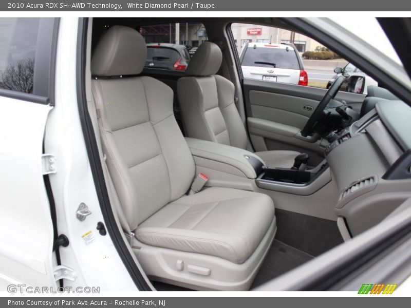 White Diamond Pearl / Taupe 2010 Acura RDX SH-AWD Technology