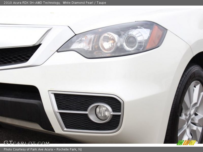 White Diamond Pearl / Taupe 2010 Acura RDX SH-AWD Technology