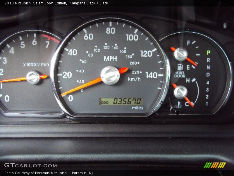 Kalapana Black / Black 2010 Mitsubishi Galant Sport Edition