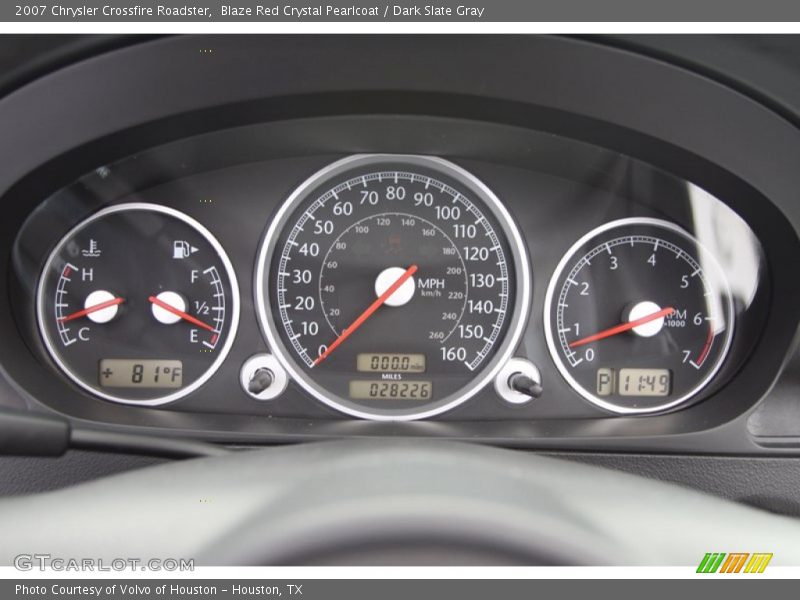  2007 Crossfire Roadster Roadster Gauges