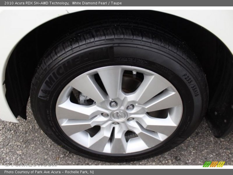 White Diamond Pearl / Taupe 2010 Acura RDX SH-AWD Technology