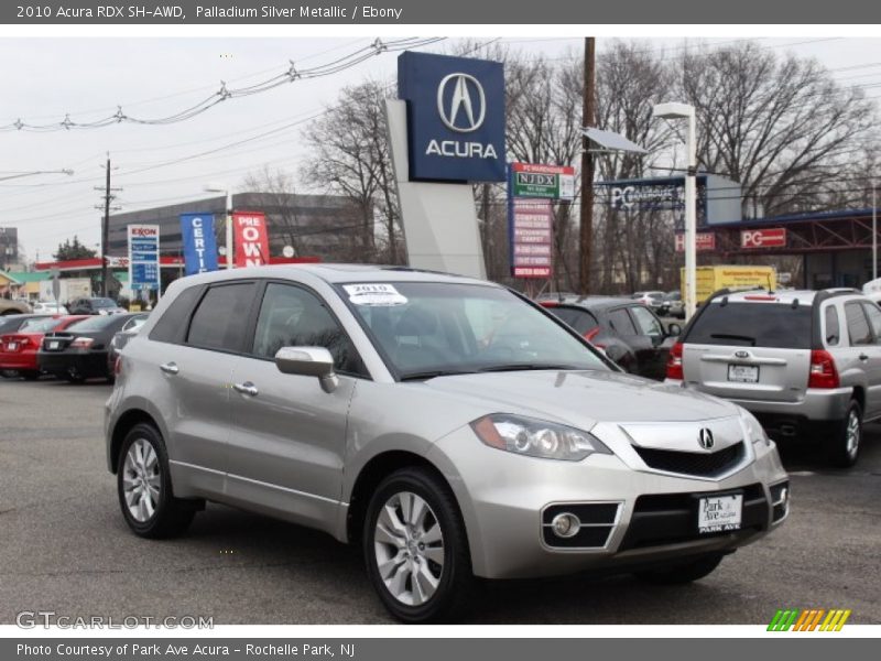 Palladium Silver Metallic / Ebony 2010 Acura RDX SH-AWD