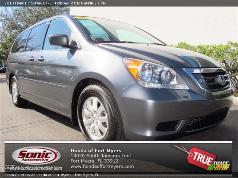 Polished Metal Metallic / Gray 2010 Honda Odyssey EX-L