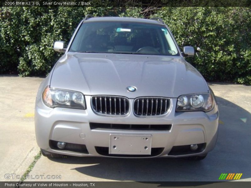 Silver Grey Metallic / Black 2006 BMW X3 3.0i