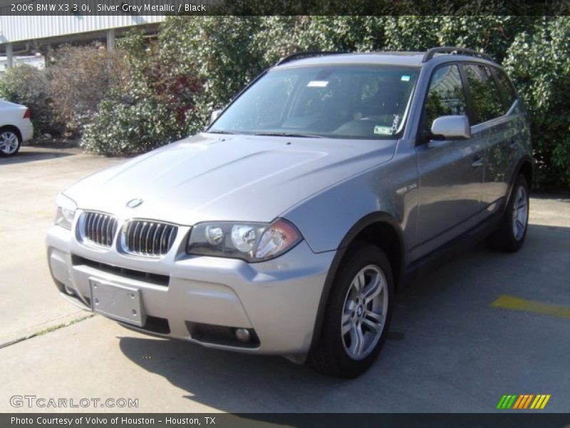 Silver Grey Metallic / Black 2006 BMW X3 3.0i
