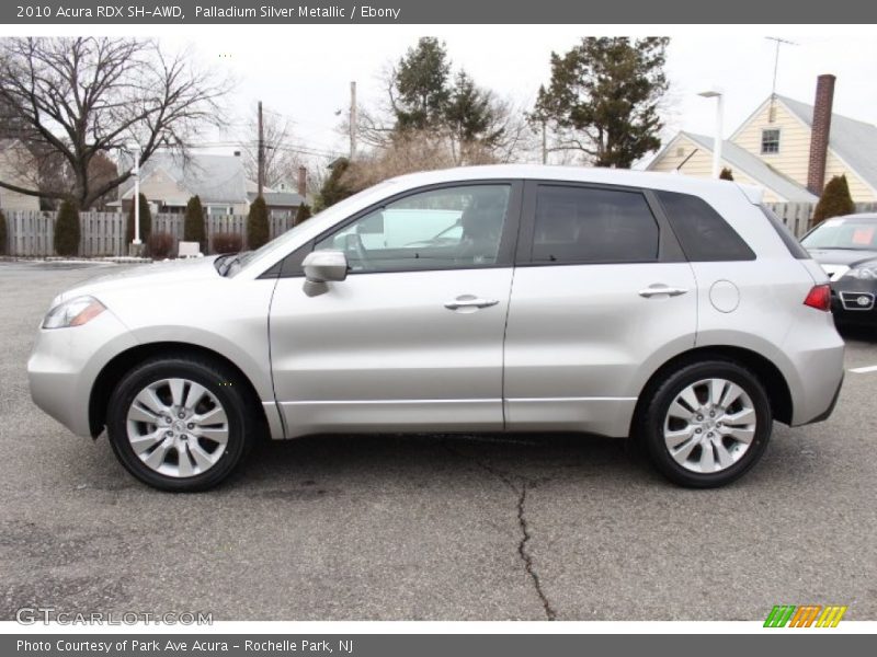 Palladium Silver Metallic / Ebony 2010 Acura RDX SH-AWD
