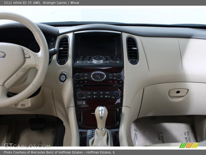 Midnight Garnet / Wheat 2012 Infiniti EX 35 AWD