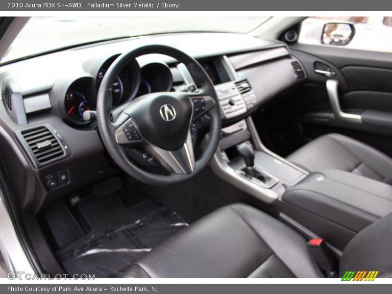 Palladium Silver Metallic / Ebony 2010 Acura RDX SH-AWD