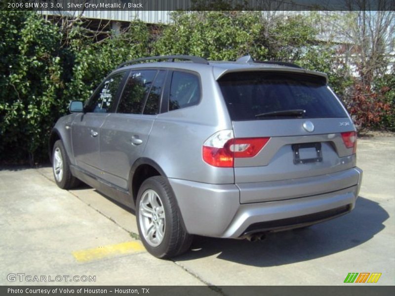 Silver Grey Metallic / Black 2006 BMW X3 3.0i