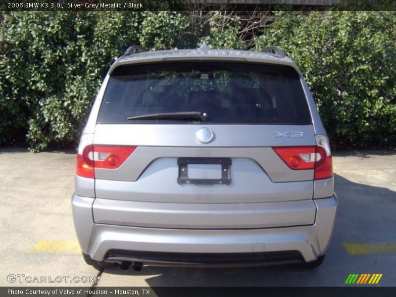 Silver Grey Metallic / Black 2006 BMW X3 3.0i