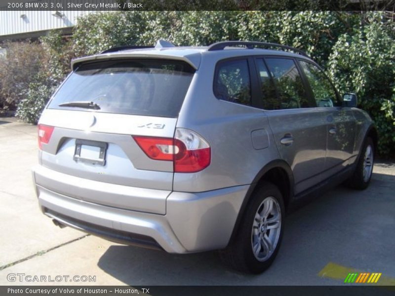 Silver Grey Metallic / Black 2006 BMW X3 3.0i