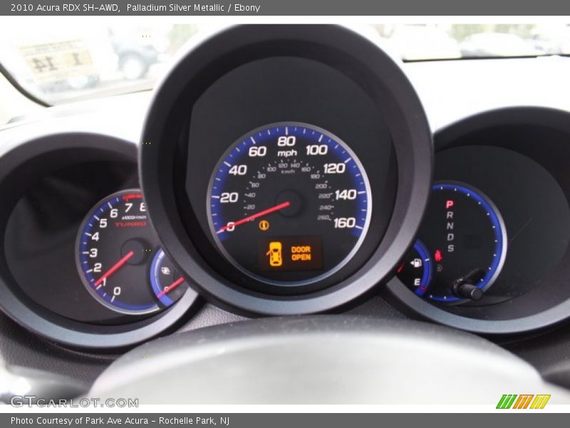Palladium Silver Metallic / Ebony 2010 Acura RDX SH-AWD