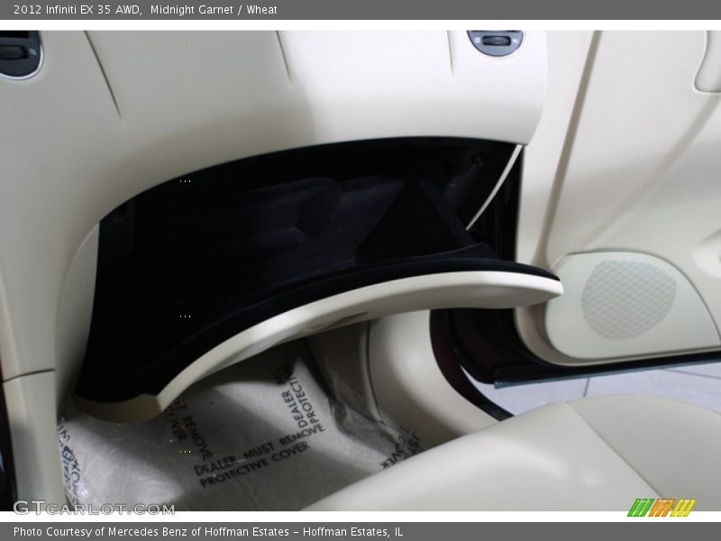 Midnight Garnet / Wheat 2012 Infiniti EX 35 AWD