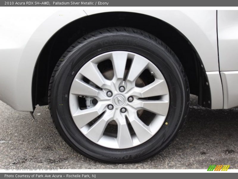 Palladium Silver Metallic / Ebony 2010 Acura RDX SH-AWD