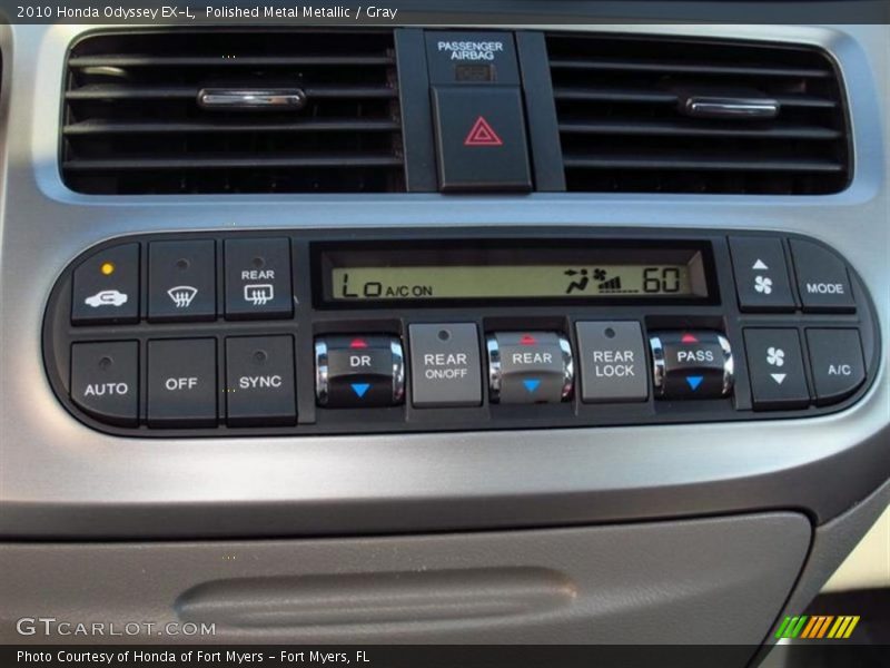 Polished Metal Metallic / Gray 2010 Honda Odyssey EX-L
