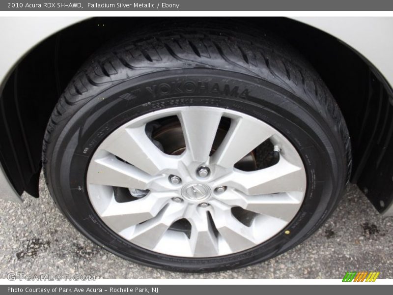 Palladium Silver Metallic / Ebony 2010 Acura RDX SH-AWD