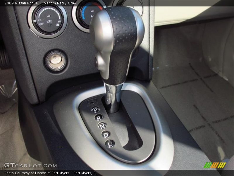 Venom Red / Gray 2009 Nissan Rogue S