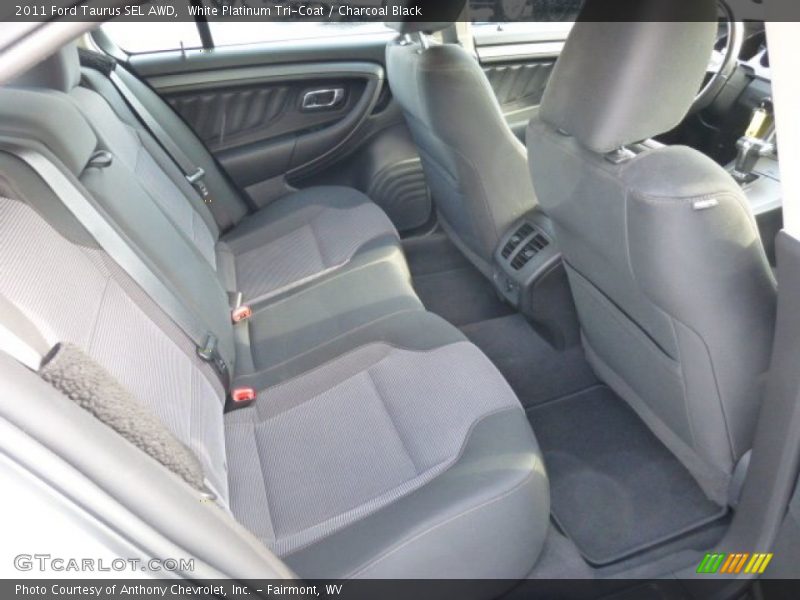 White Platinum Tri-Coat / Charcoal Black 2011 Ford Taurus SEL AWD